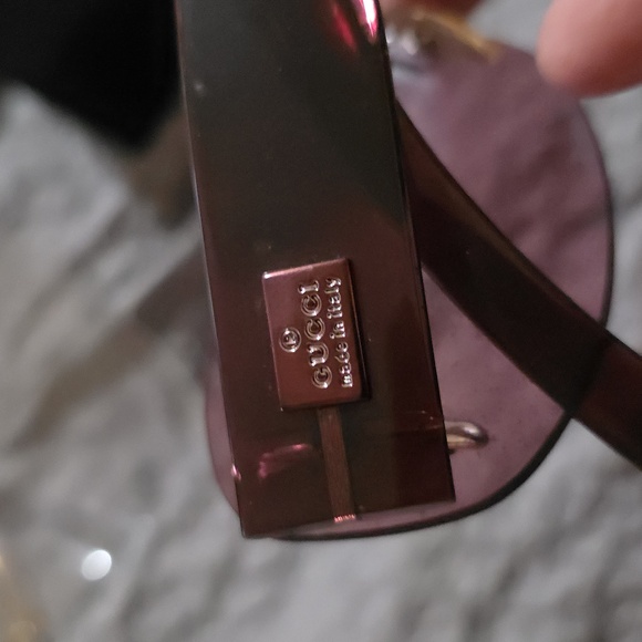 LOW START GUCCI  PINK SHIELD SUNGLASSES GG2448/N/S GUC WITH YSL CASE - Picture 2 of 8